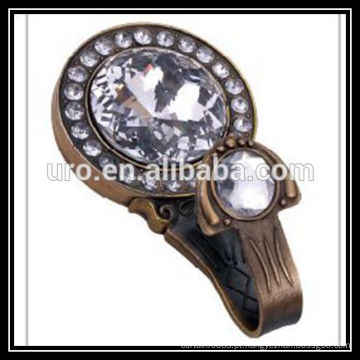 Exclusivo rhinestone chuveiro cortina ganchos